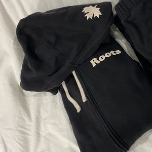 Mens roots zip hoodie